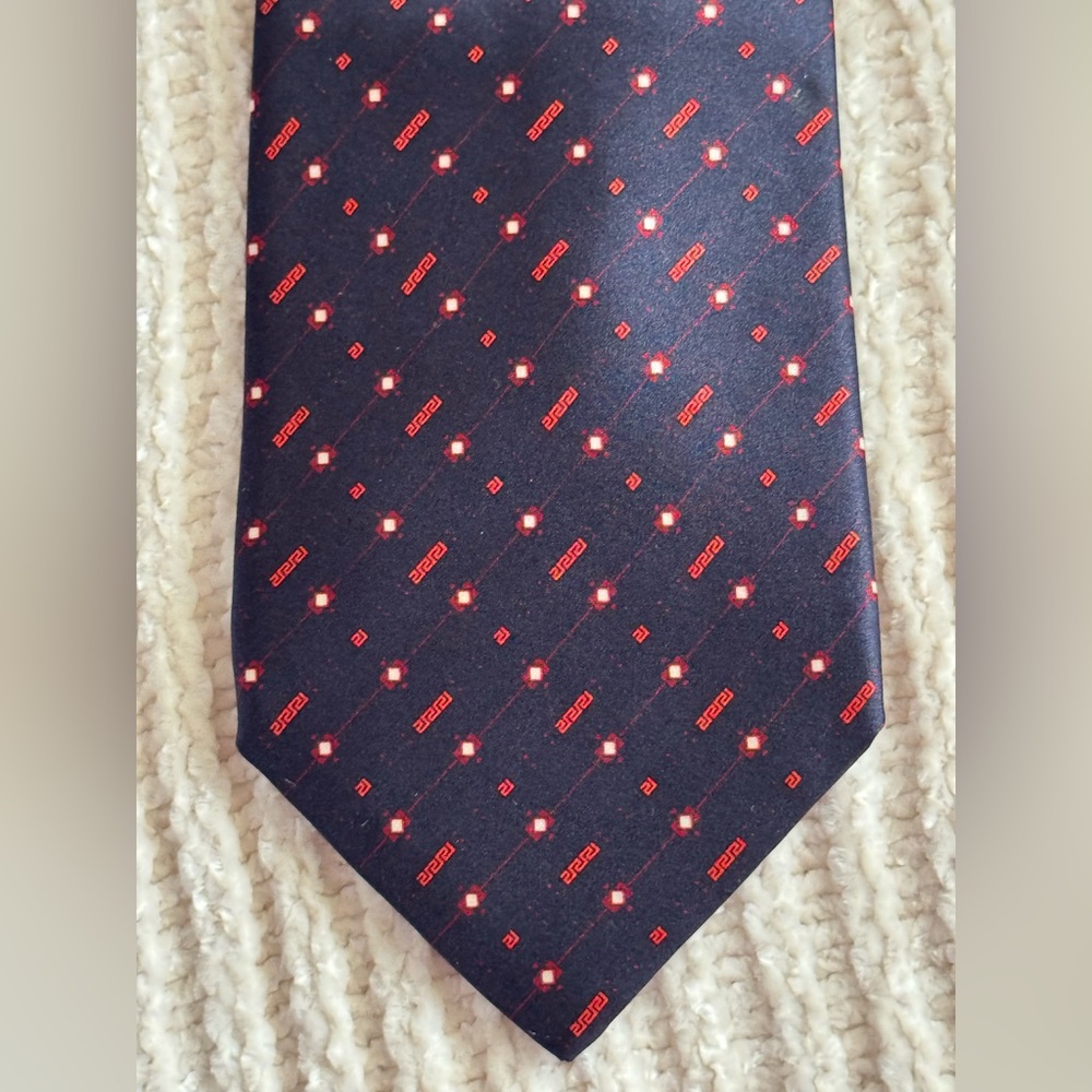 Versace Men’s Medusa Silk Tie